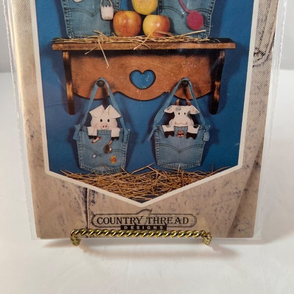 Pocket Pals Pattern Upcycled Jeans Pockets Country Thread Designs 1991 - Picture 3 of 5